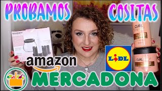 ¡¡¡NUEVO!!1Probamos cositas Mercadona , Lidl, Amazon. Espejo nuevo con leyenda. #mercadona