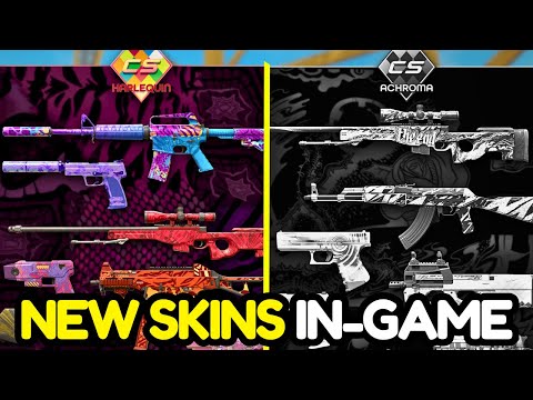 ALL NEW Harlequin & Achroma COLLECTION SKINS In-Game (New CS2 Update)