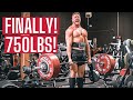 I FINALLY Deadlifted 750lbs/340kg 2.5 Year Plateau Broken | What Really Matters For Success