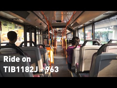 [Retired] SMRT Mercedes-Benz O405G [Volgren - Refurbished] (TIB1182J on 963)