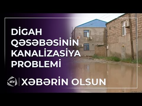 Kanalizasiya xətti var, amma işləmir