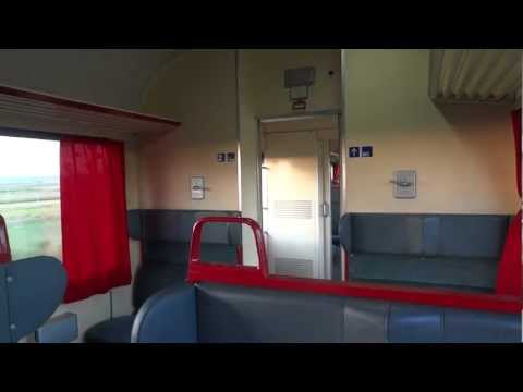 Calatorie cu trenul pe ruta Oradea-Cordau, cu glasul exceptional a rotilor si a sinelor - in Full HD