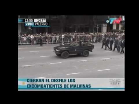 ALDO RICO DESFILA EN PALERMO EL 9 DE JULIO 2016 SIN INVITACIÓN DEL GOBIERNO