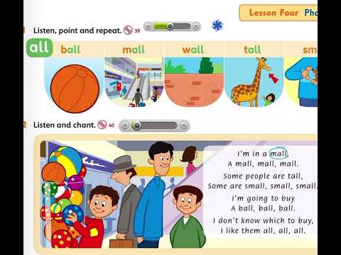 Class book /unit 4/lesson 4 phonics