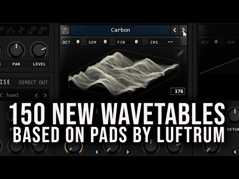 150 Wavetables, Based of Pads by Luftrum