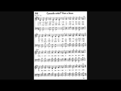Hinário 5 CCB - Hino 066 - Cansado estás? Vem a Jesus - Strings - Teclado Yamaha PSR S670