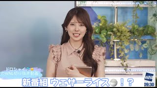 【小川千奈】新番組！？ウェザーライス🍚！？【ウェザーニュースLIVE切り抜き】【ハプニング】