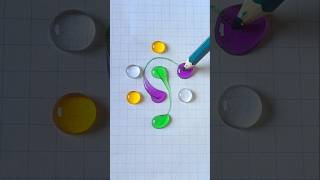 Connect the corresponding pairs 111 #shorts #art #colors #funny#mixing  #satisfying #trending #viral