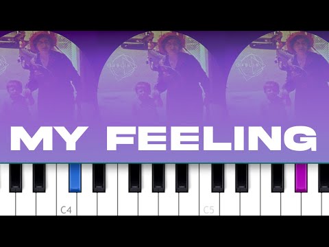 Junior Jack - My Feeling  (piano tutorial)