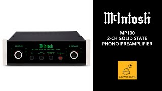 Video thumbnail for McIntosh MP 100 Phono Preamp | Your Vinyl Sounds Great by Gramophone