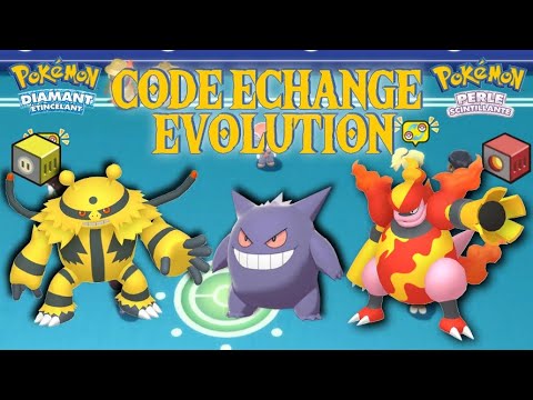 CODE ECHANGE pour faire EVOLUER vos POKEMON ! POKEMON DIAMANT ET PERLE REMAKE !