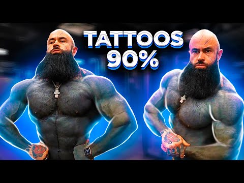 The Most Tattooed Bodybuilder in The World!