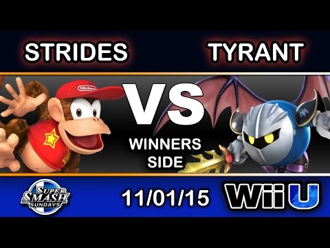 SSS 35 – Strides (Diddy Kong) Vs. NME | Tyrant (Meta Knight) Winners Side - Smash Wii U