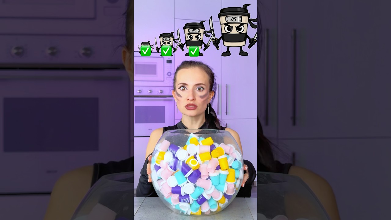 From Small To Giant Cappuchino Assassino #katebrush #funnyshorts #viral