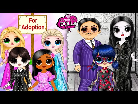 Wednesday Addams, Isabela, Marinette Adopted + Room Decoration - DIY Arts & Paper Crafts