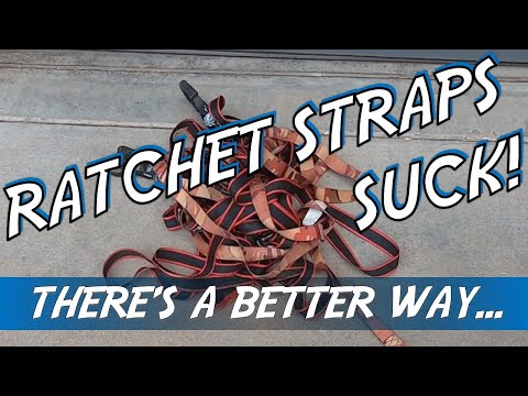 Avoid a Ratchet Strap Disaster - There is a BETTER way