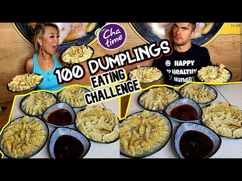 100 DUMPLINGS EATING CHALLENGE at Chatime in Nashville, TN!!! #RainaisCrazy #EattheSouth