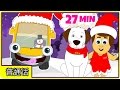 Christmas Special Wheels On The Bus Compilation 总线上的车轮 Popular Kids Songs In Chinese