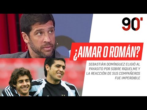 Seba #Domínguez sorprendió a todos eligiendo a #Aimar antes que a #Riquelme