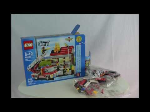 Lego City Fire Emergency 60003 Building video Time lapse