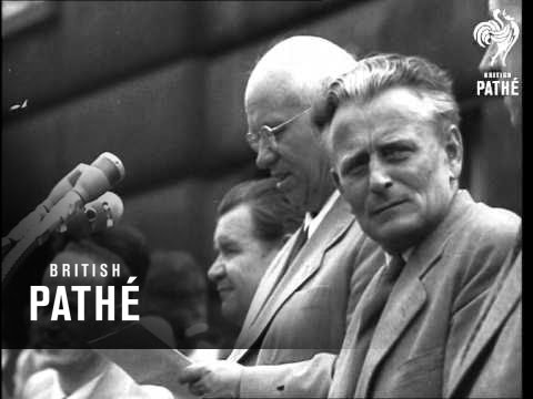 Soviet Delegation In Prague (1957)