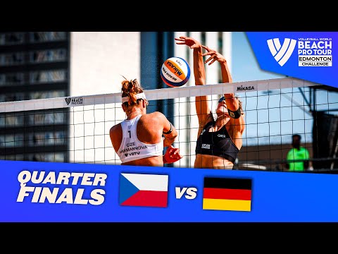Hermannova/Stochlova vs. Ludwig/Lippmann - Quarter Finals Highlights Edmonton 2023 #BeachProTour