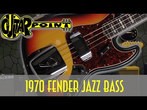 1970 Fender Jazz Bass - 3-tone Sunburst / GuitarPoint Maintal / Vintage Guitars
