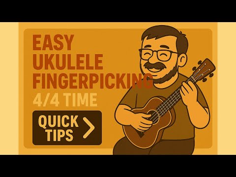 Easy Ukulele Fingerpicking in 4/4 Time – Quick Tip Tutorial