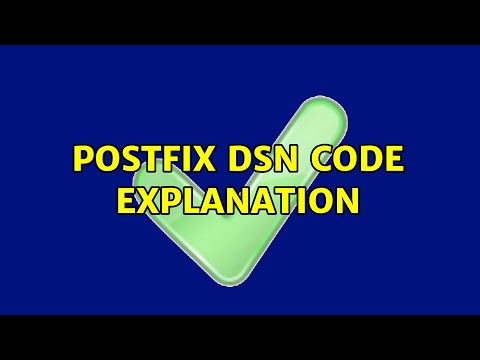 Postfix DSN code explanation