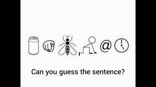 Can You Guess The Sentence? Type Your Answer in Comments