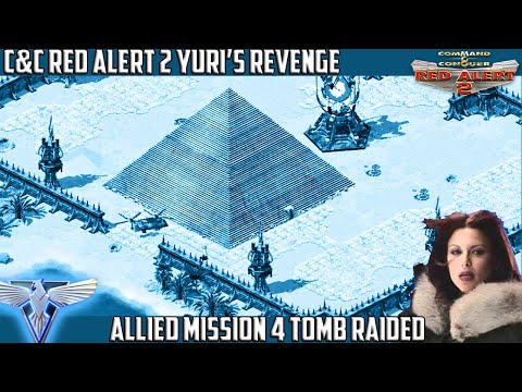 C&C RED ALERT 2 Yuri's Revenge - Allied Mission 4 TOMB RAIDED
