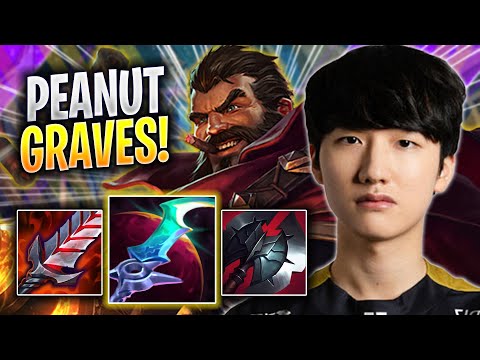 PEANUT IS A MONSTER WITH GRAVES! - GEN Peanut Plays Graves JUNGLE vs Lee Sin! | Season 2023