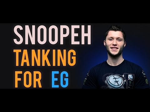 Snoopeh Tanking For His Team