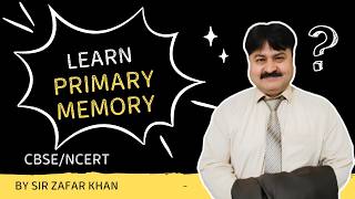 Download the video "Primary Memory Explained | RAM vs ROM | Class 9 Computer Applications (CBSE)"