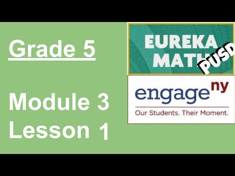 EngageNY Grade 5 Module 3 Lesson 1
