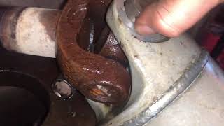 Chevy Silverado 2500HD U-Joint replacement how to step by step guide | press/change universal joint