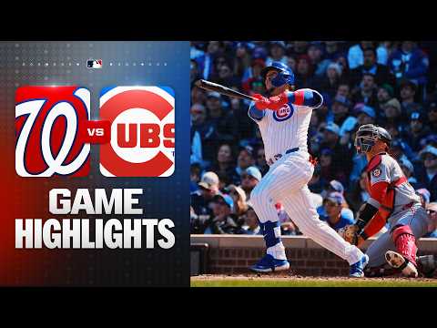 워싱턴 내셔널스 vs. 시카고 컵스 경기 하이라이트 (2026년 3월 28일) | MLB 하이라이트