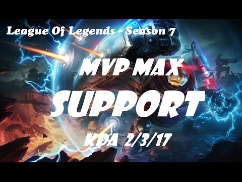 MVP Max Blitzcrank Support Patch 7.7 - League Of Legends Korean Ranked Challenge