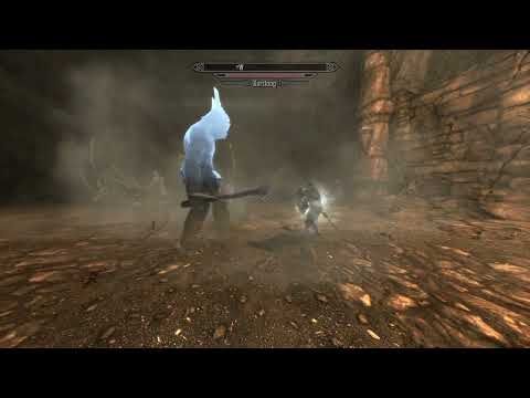 Skyrim karstaag vs ebony warrior  legendary settings