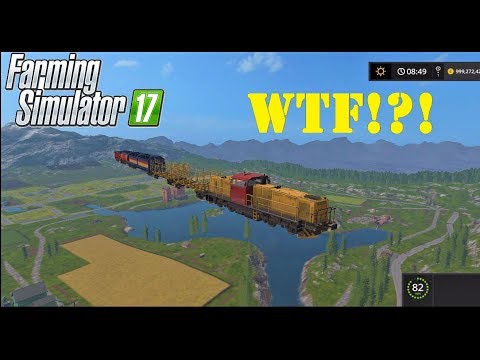 Farming Simulator 17 | AIR TRAIN on GOLDCREST VALLEY