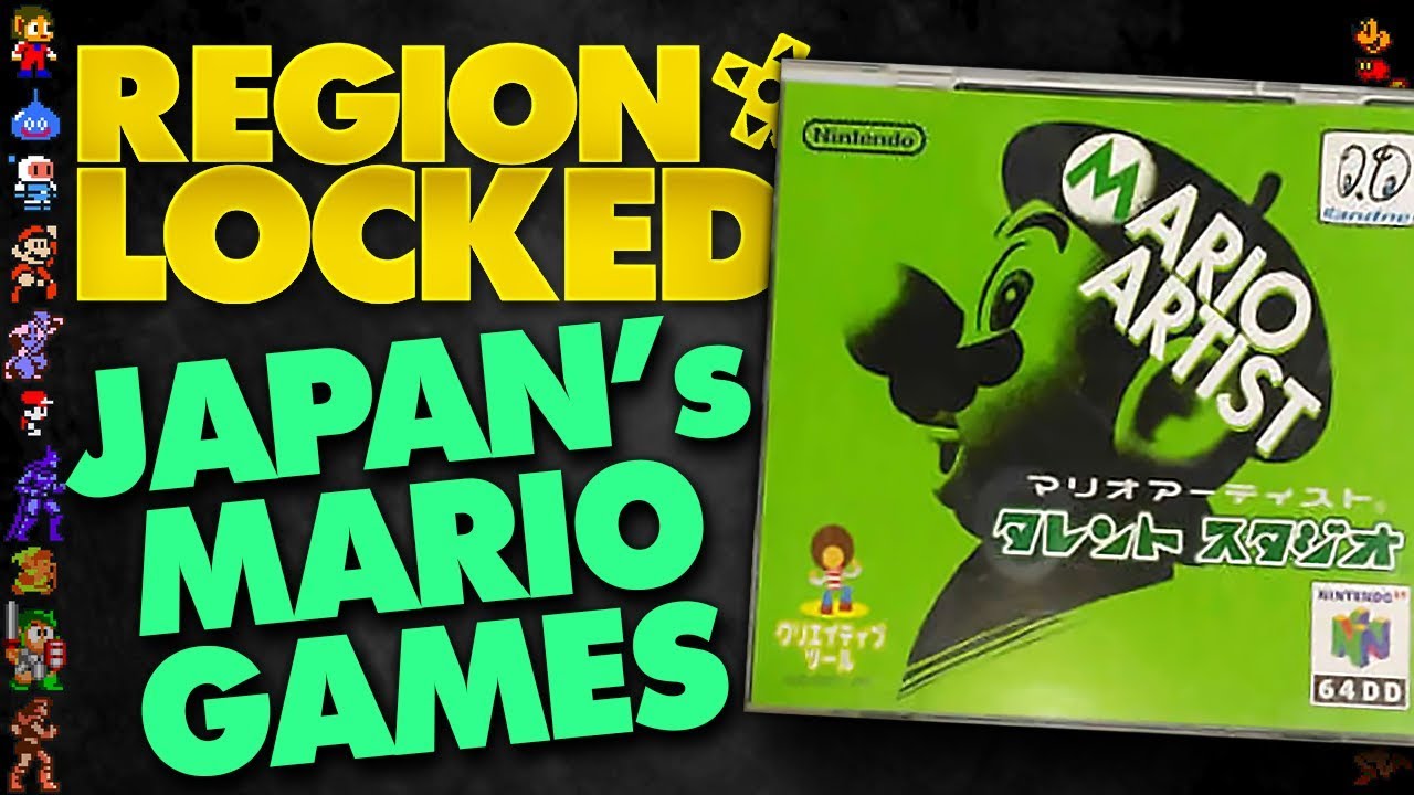 The N64 Mario Games The West Never Got: Mario Artist Creative Suite - Region Locked Feat. Dazz - YouTube