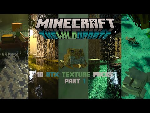 markom58 - 10 RTX (ray tracing) texture packs showcasing Mangrove Biome Minecraft The Wild Update 1.19 Part 1
