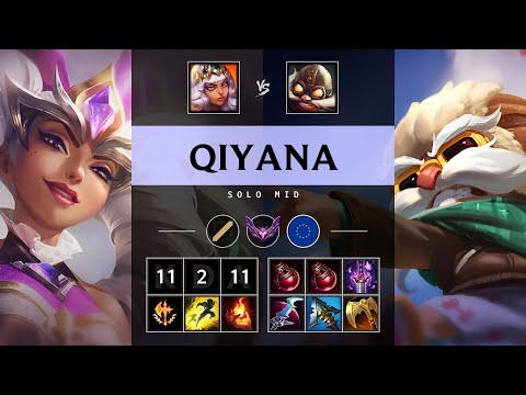 Qiyana Mid vs Corki: Legendary - EUW Master Patch 14.22