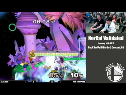 NorCal Validated #1 Singles Losers Finals CLG SFAT (Fox) vs CLG PewPewU (Marth)