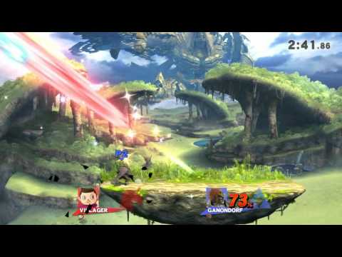 Super Smash Bros. Wii U: Villager (OutcastAutumn) vs. Ganondorf