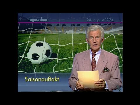 Tagesschau 20.08.1994 Spielbericht Dynamo Dresden : SV Werder Bremen 1.Bundesliga 1994/95