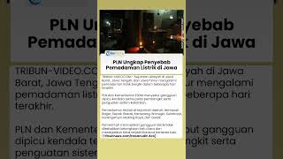 PLN dan Menteri ESDM Jelaskan Penyebab Pemadaman Listrik Bergilir di Sejumlah Wilayah Jawa