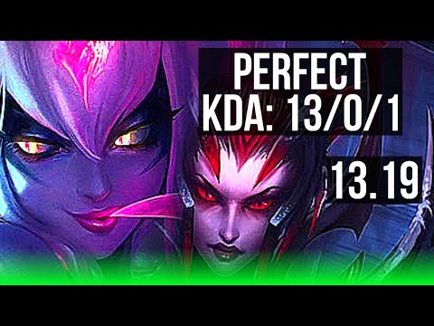 EVELYNN vs ELISE (JNG) | 13/0/1, Rank 6 Eve, Legendary | JP Grandmaster | 13.19