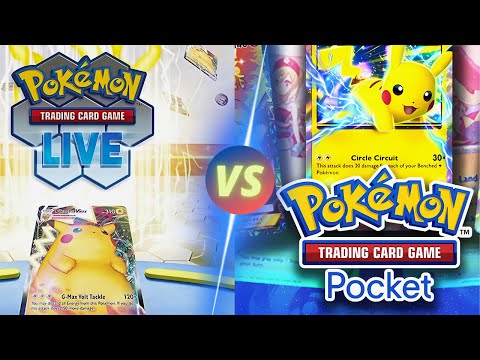 Pokémon TCG Live vs. Pokémon TCG Pocket: Which Game Should You Play? 🎴⚡