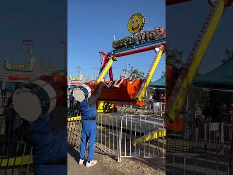 It’s a great day for a swing! #TheDrumheads #Swing #Rides #Carnival #StancoFair #CountyFair #Fair